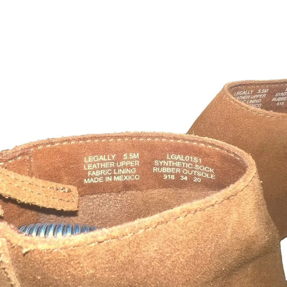 NWOT Steve Madden Legally Suede‎ Ankle Booties Size 5.5 - Picture 8 of 10